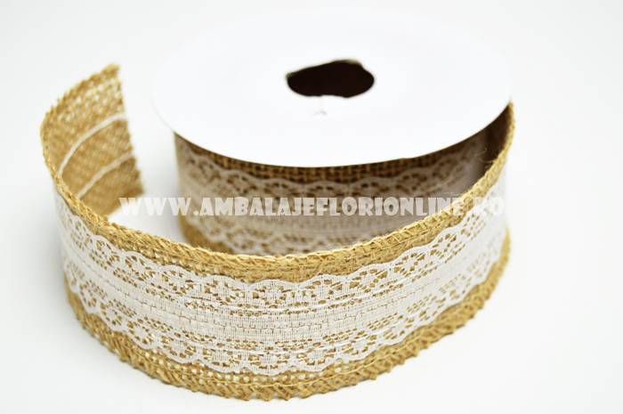 Jute Roll with Lace Model 2