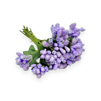 Stamine Artificiale Liliac - Set 144 buc.