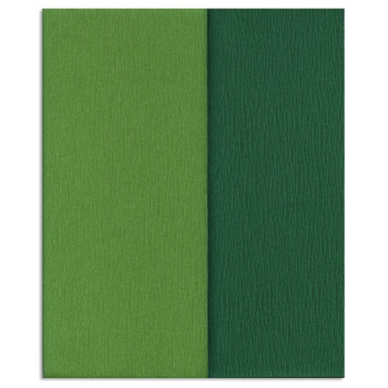 Hartie creponata Gloria Doublette verdes-verde muschi, cod 3340 AFO