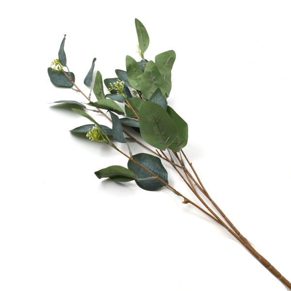 Creanga eucalipt verde cu boboc 80cm